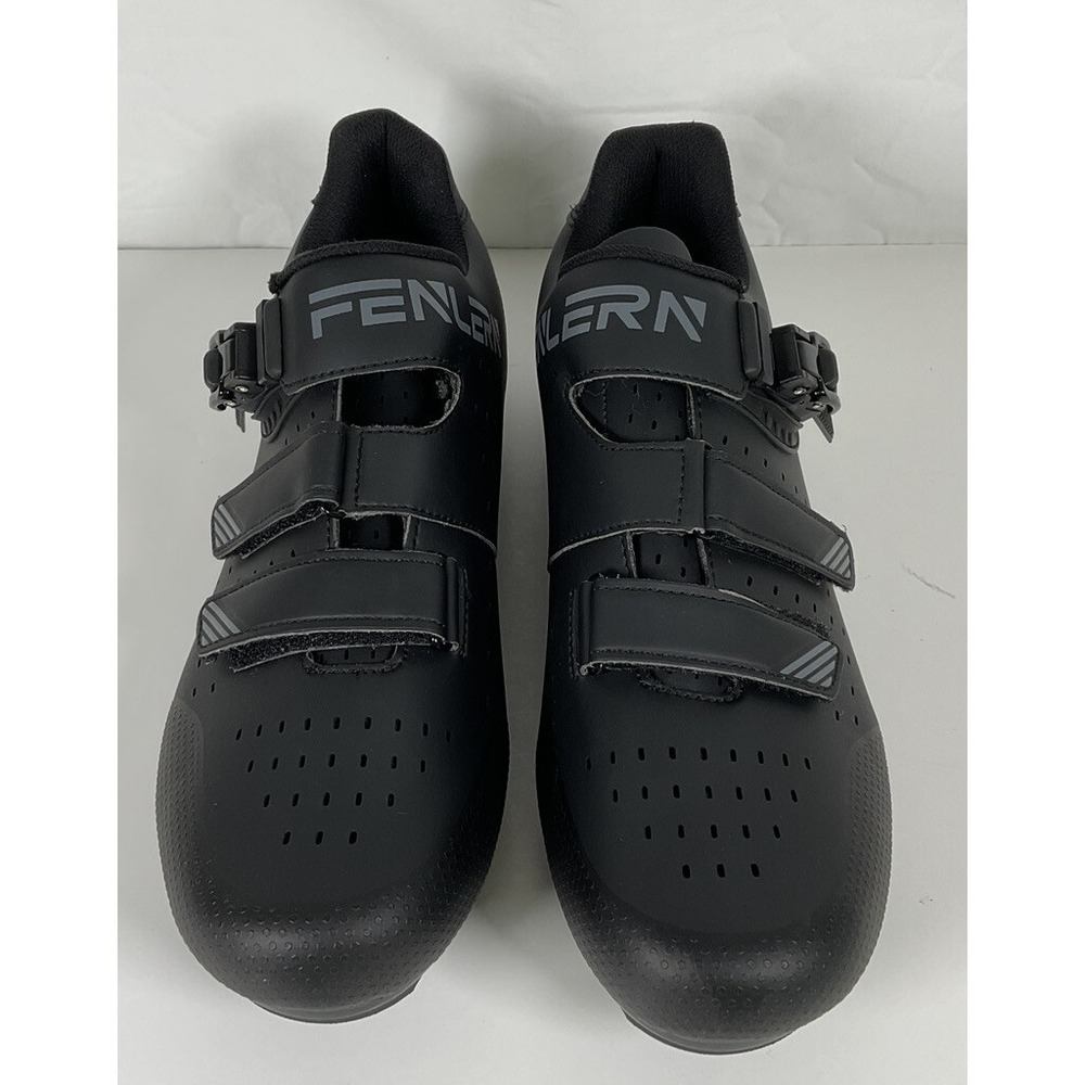 NIB Men's Fenlern Cycling Mountain Bike Lightweight Shoes Black & Gray - 12.5